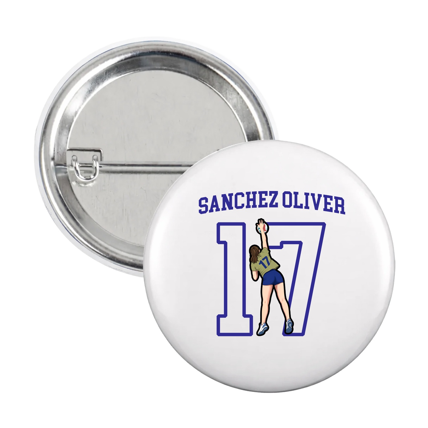 Game Day Button — Shirsey in White