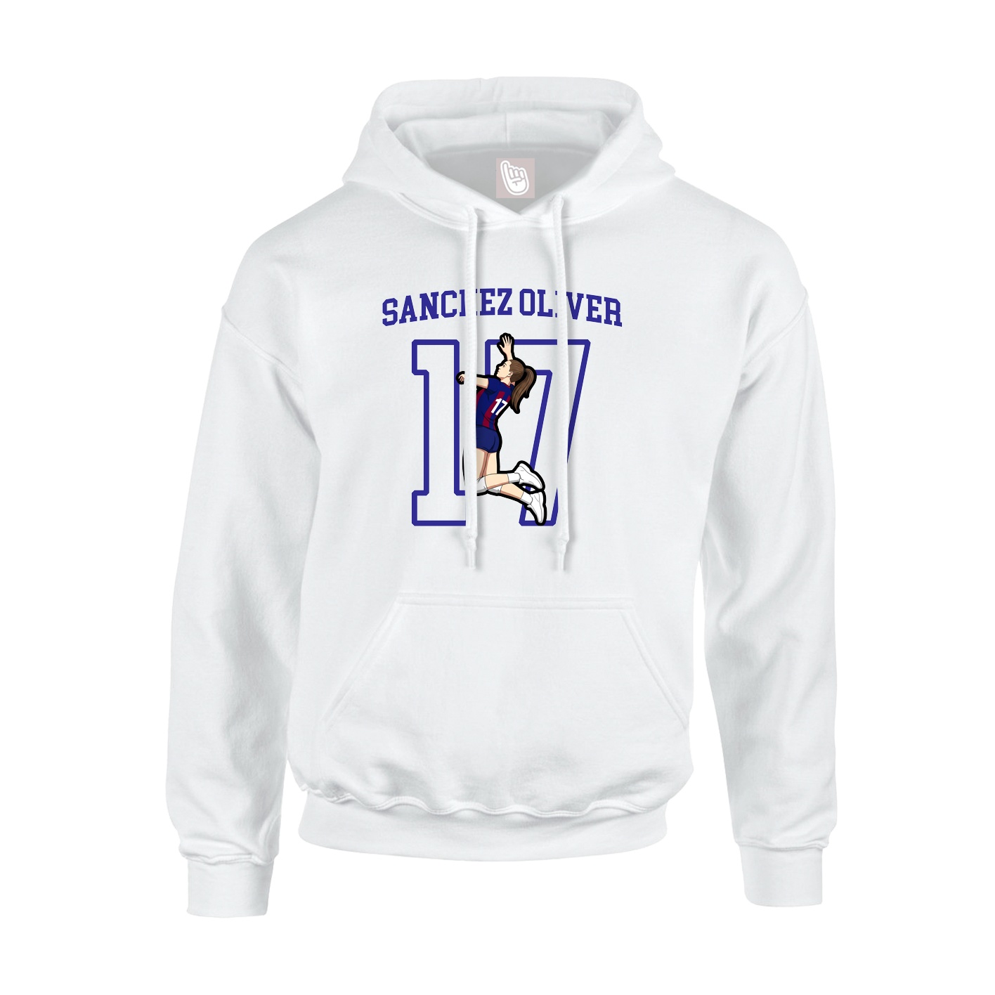 Hoodie — Shirsey in White