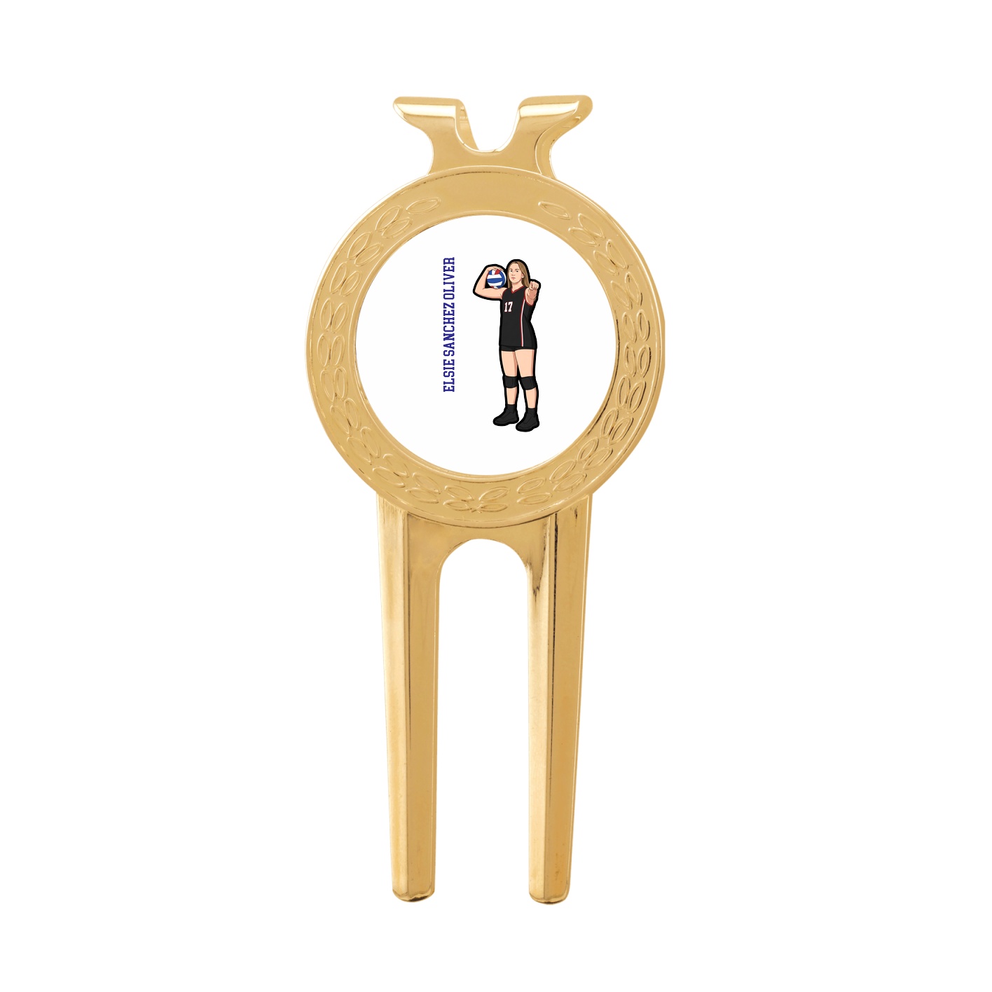 Divot Tool with Ball Marker — Name Vertical in Classic