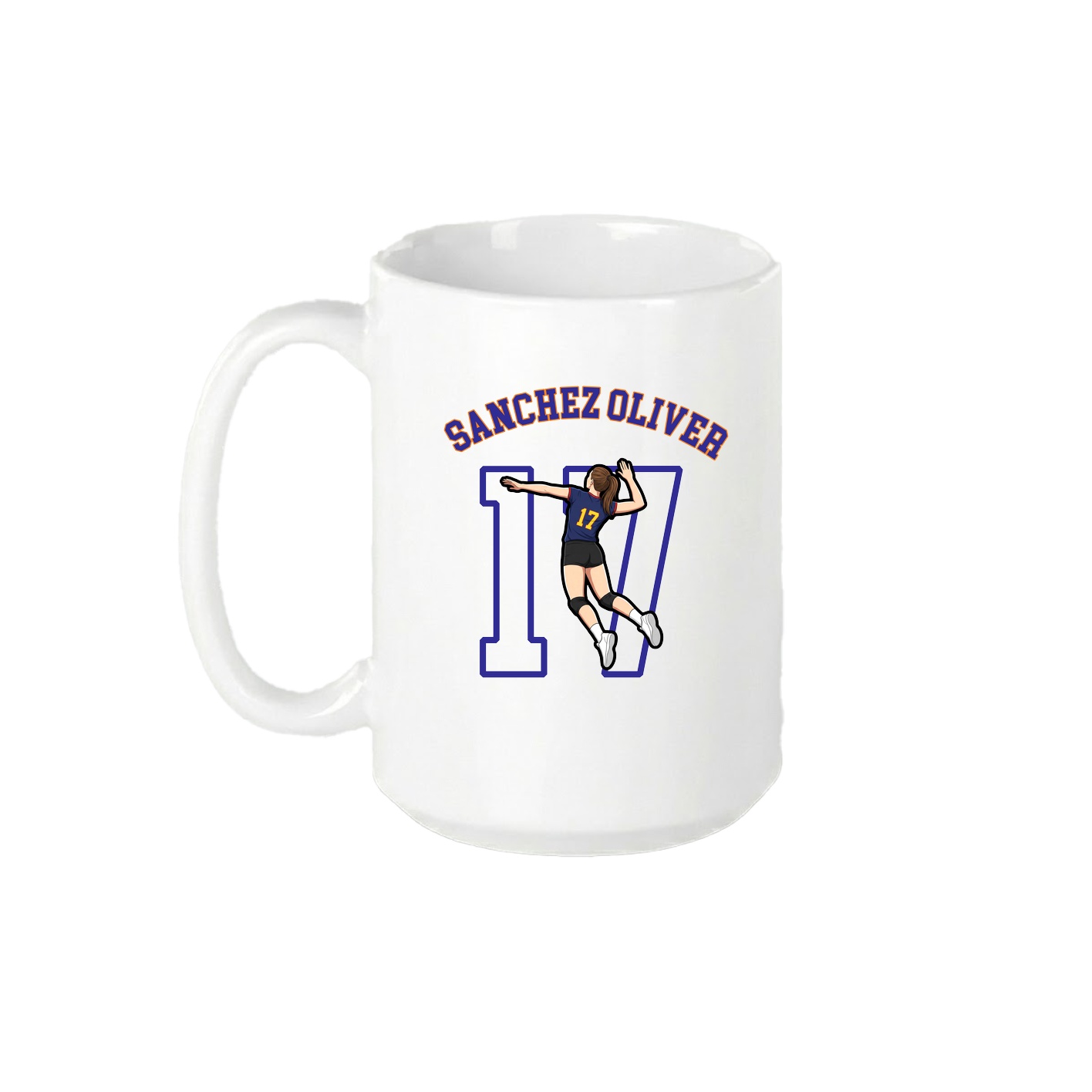 15oz Coffee Mug — Shirsey Arch in White