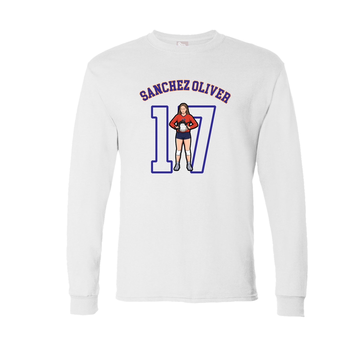 Long Sleeve Tee — Shirsey Arch in White