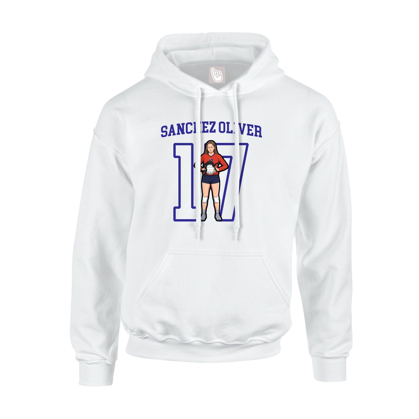 Youth Hoodie — Shirsey in White