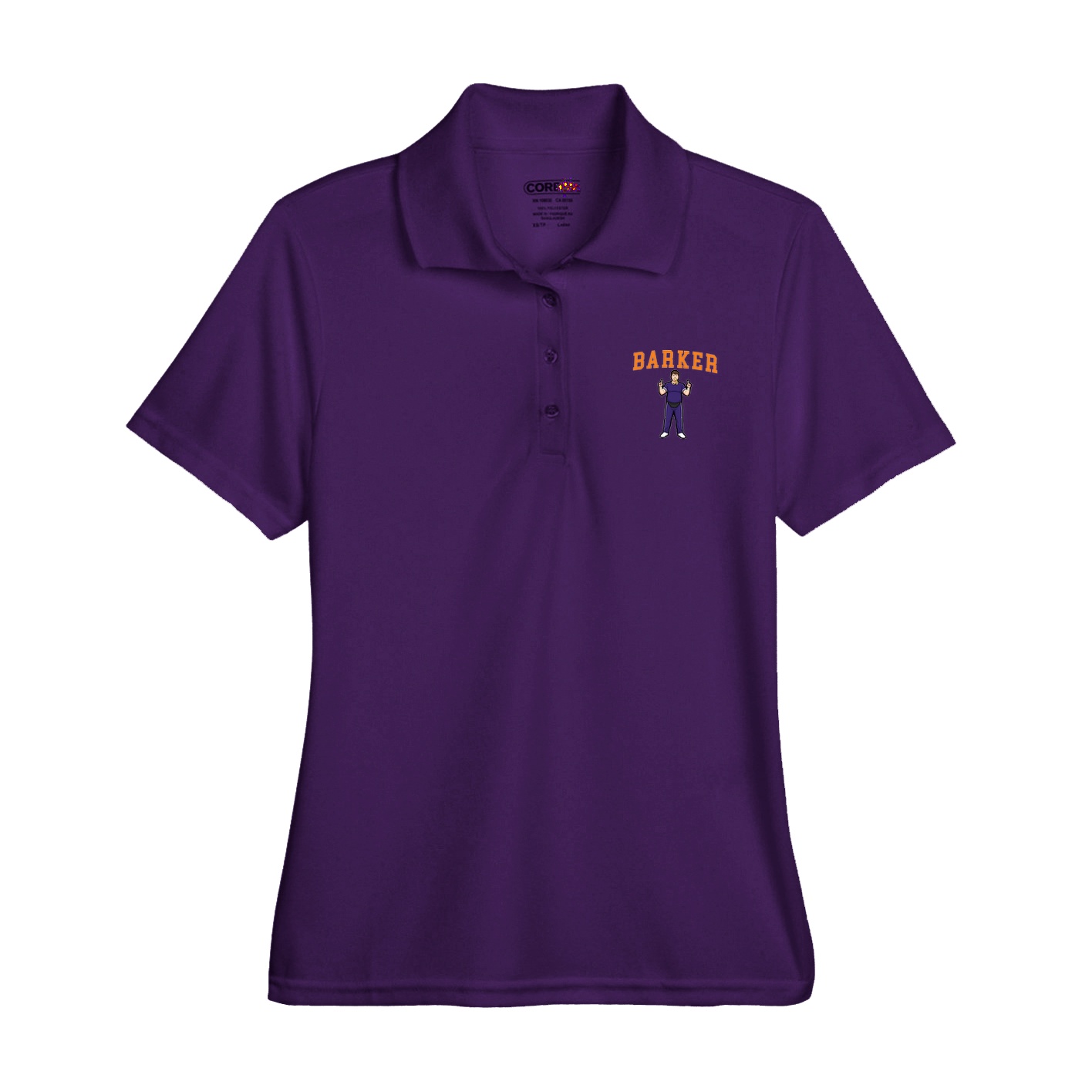 Womens Performance Polo — Shirsey in Purple
