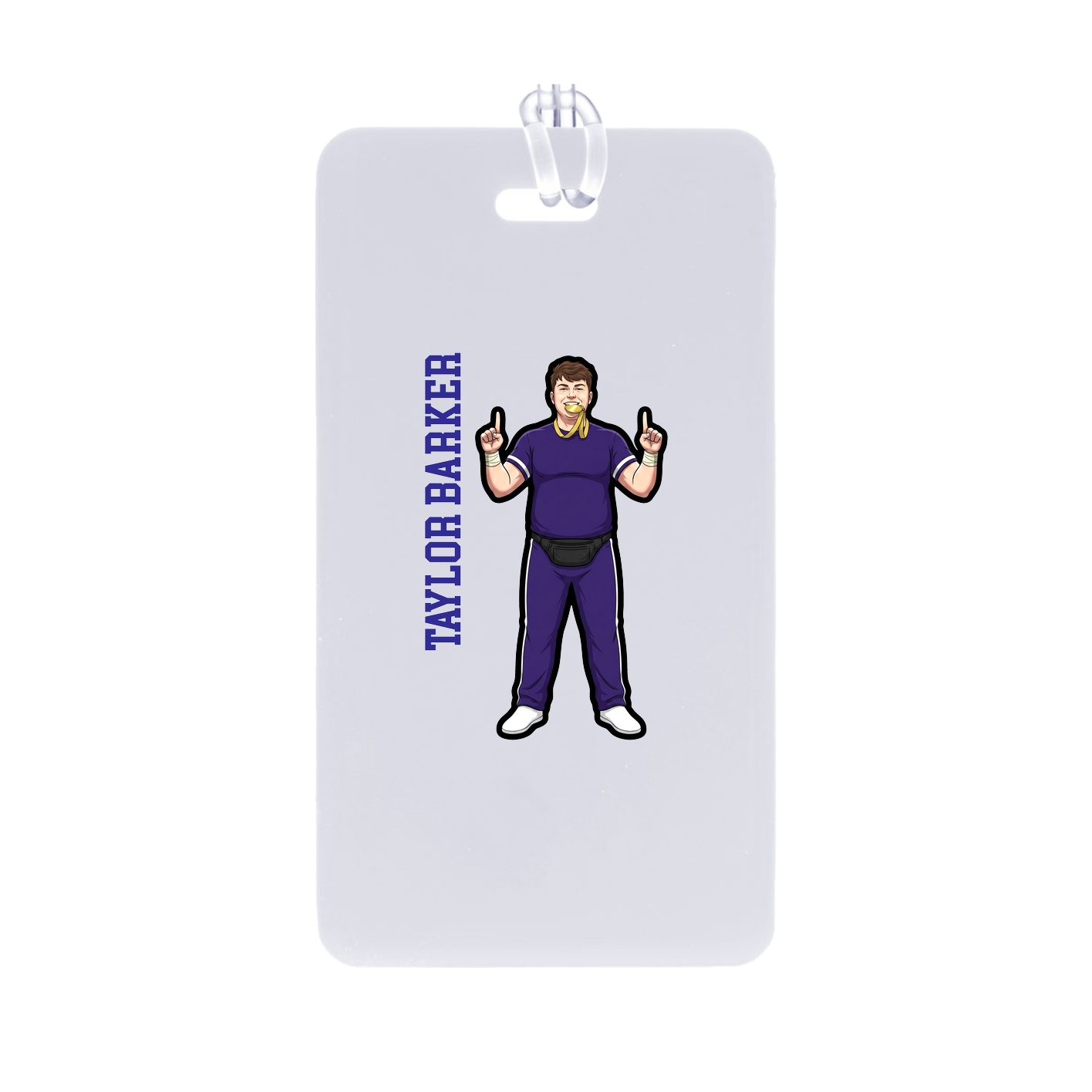 Bag Tag — Name Vertical in Classic