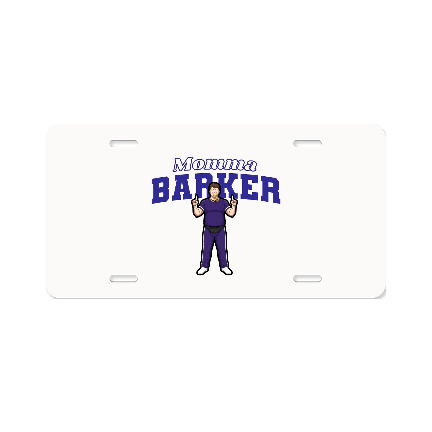 License Plate — Mothers Day Block in Classic