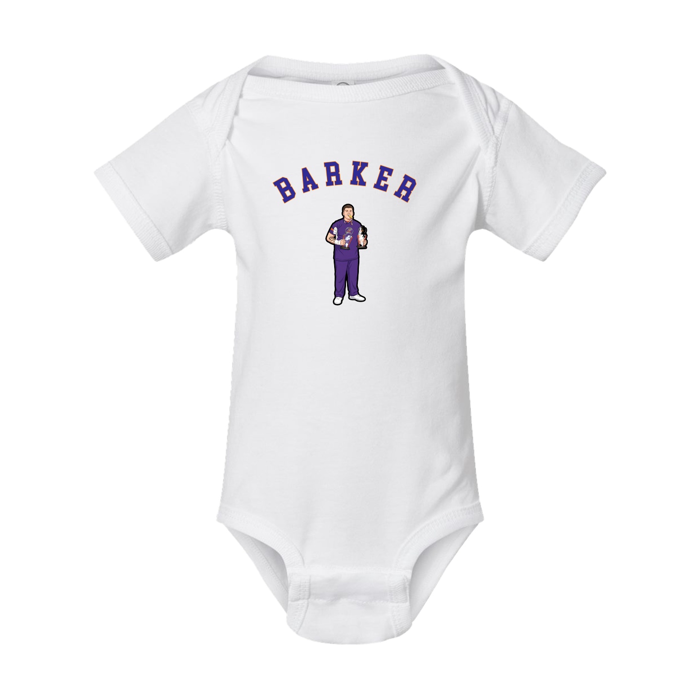 Baby Onesie — Shirsey Arch in White