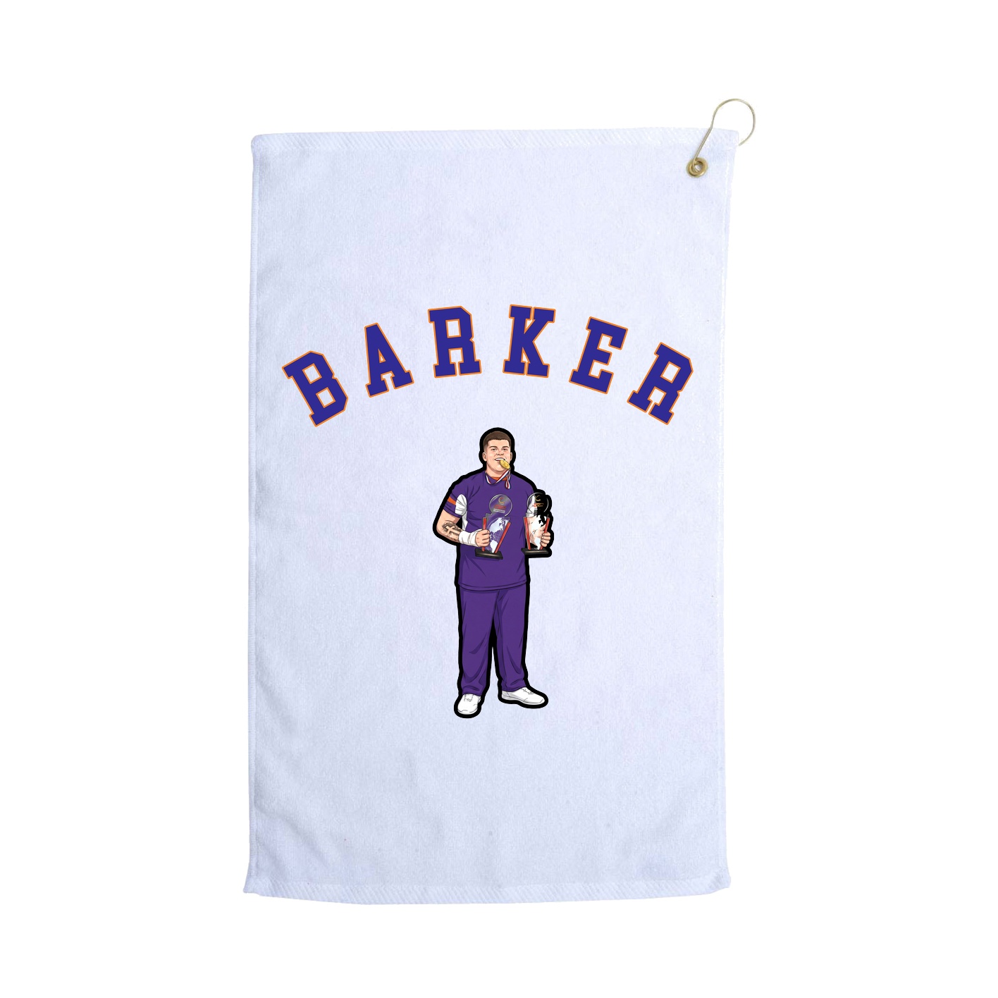 Golf Towel — Shirsey Arch in White