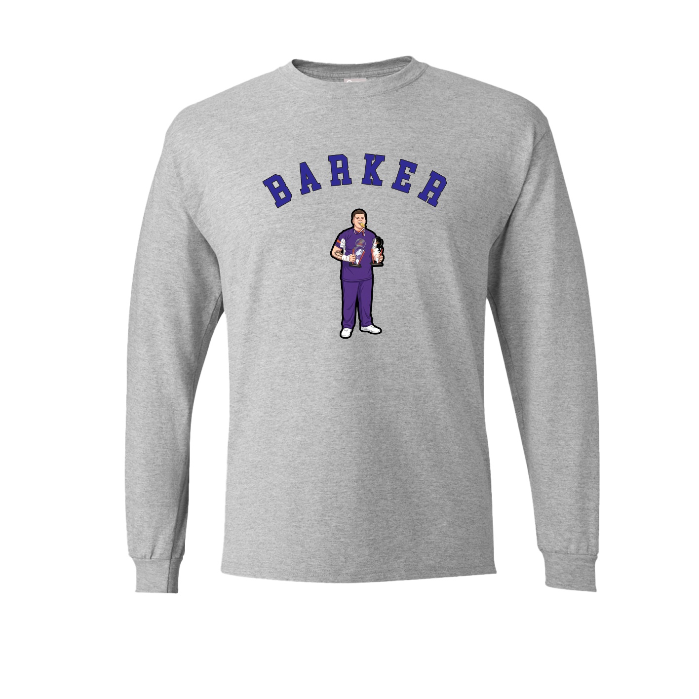 Long Sleeve Tee — Shirsey Arch in Grey