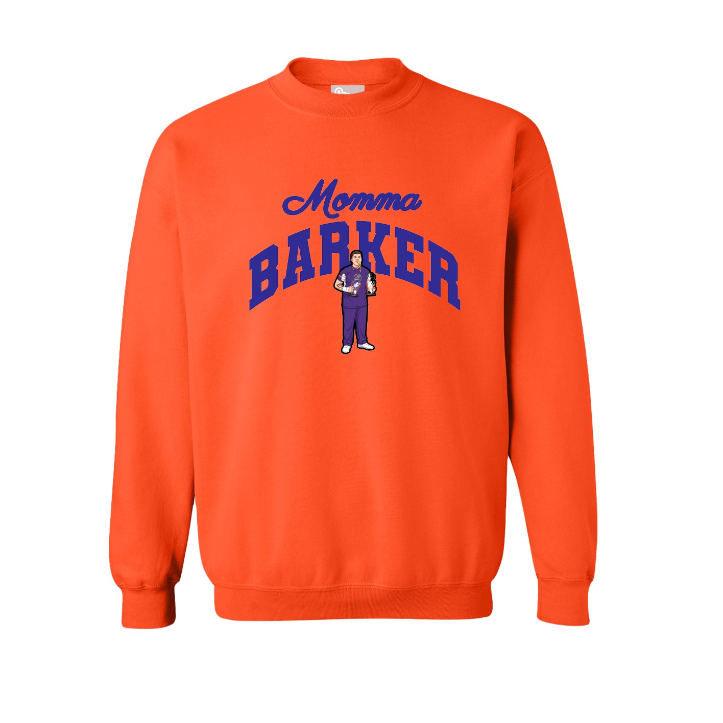 Fleece Crew — Mothers Day Arch in Orange