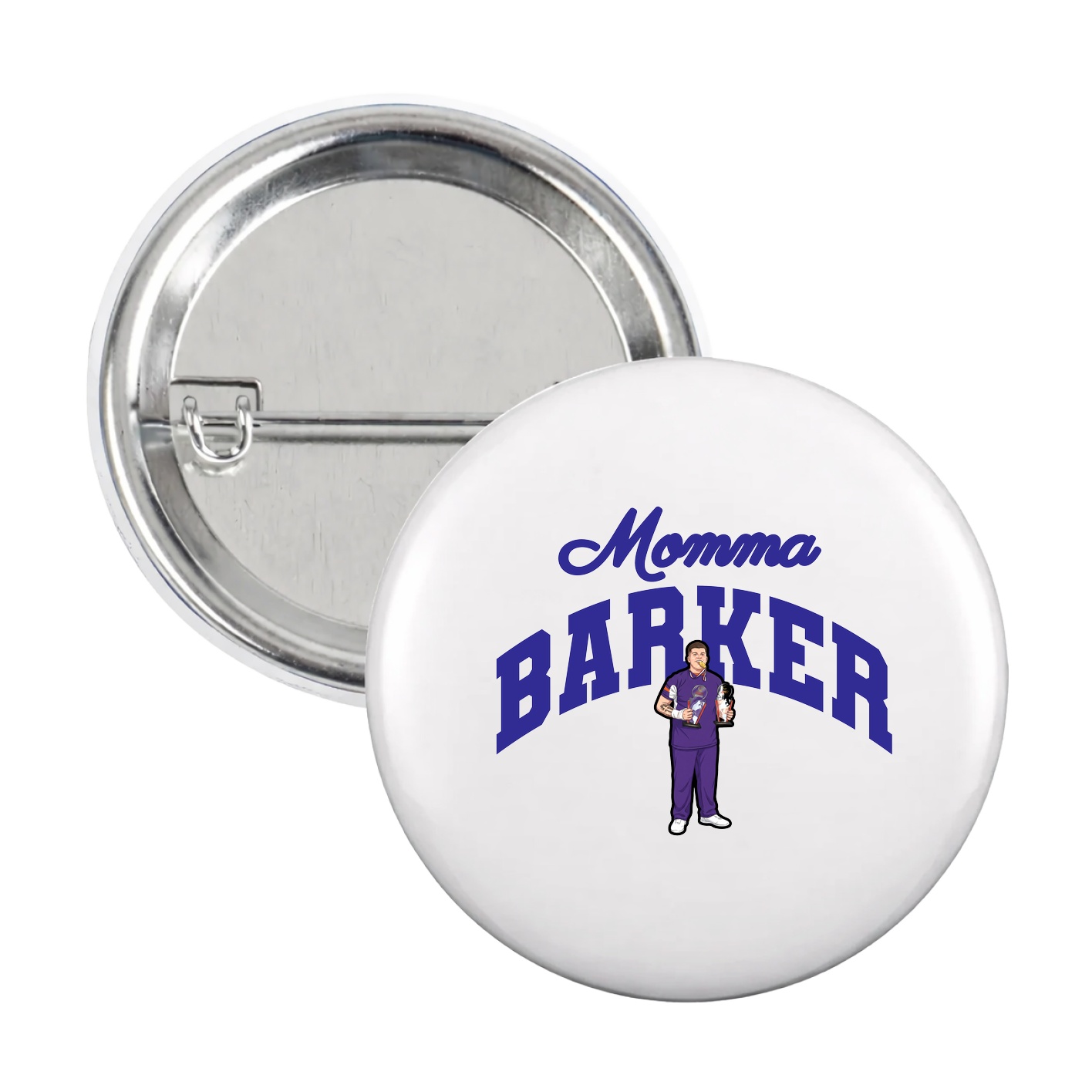 Game Day Button — Mothers Day Arch in White
