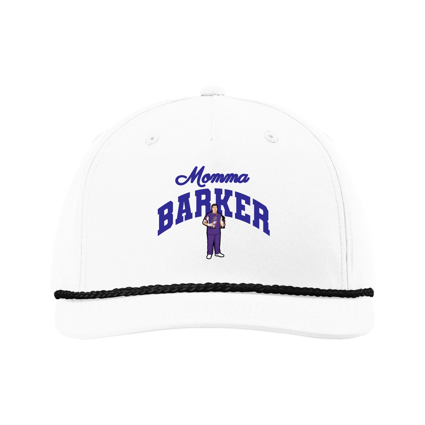 Five-Panel Classic Rope Cap — Mothers Day Arch in White
