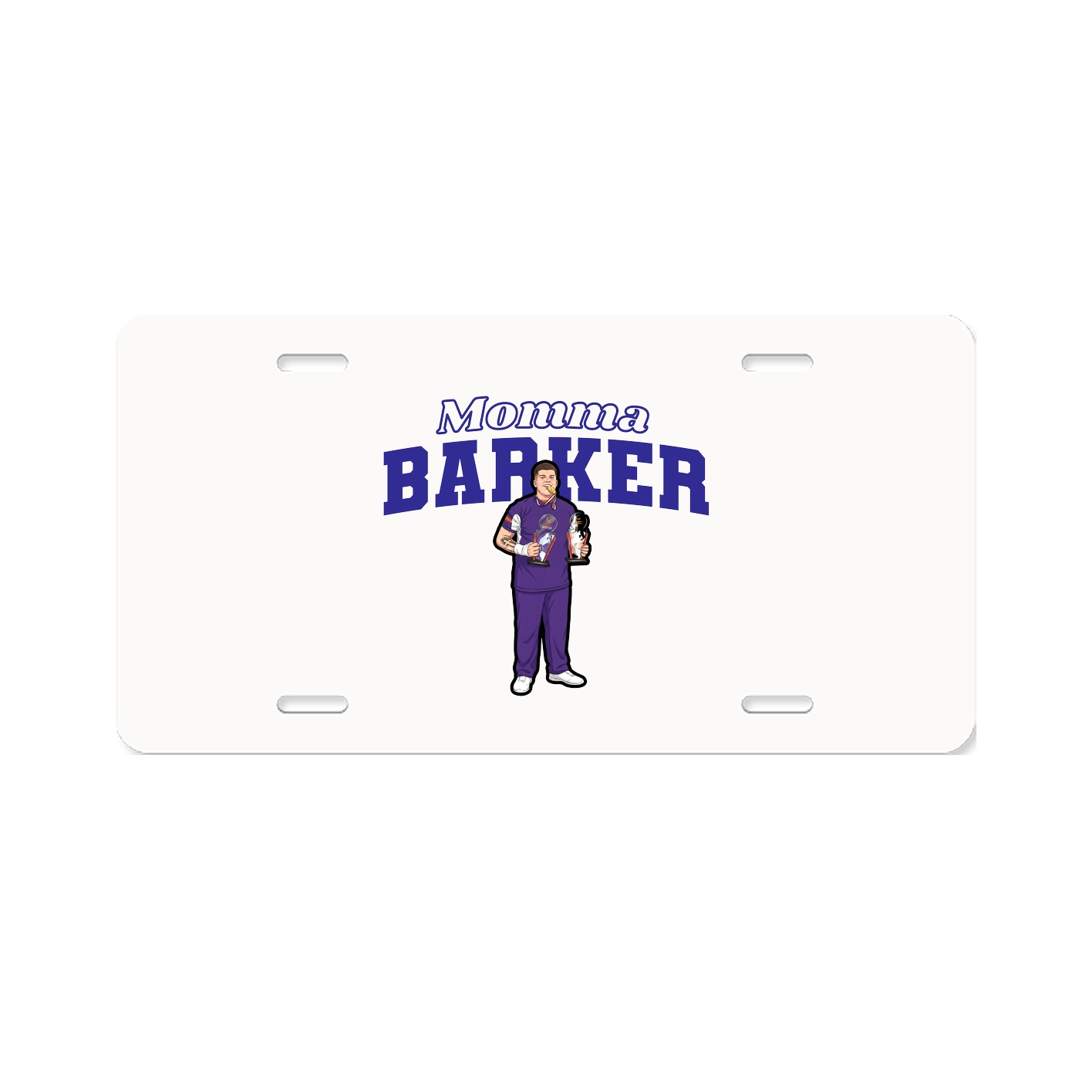 License Plate — Mothers Day Block in Classic