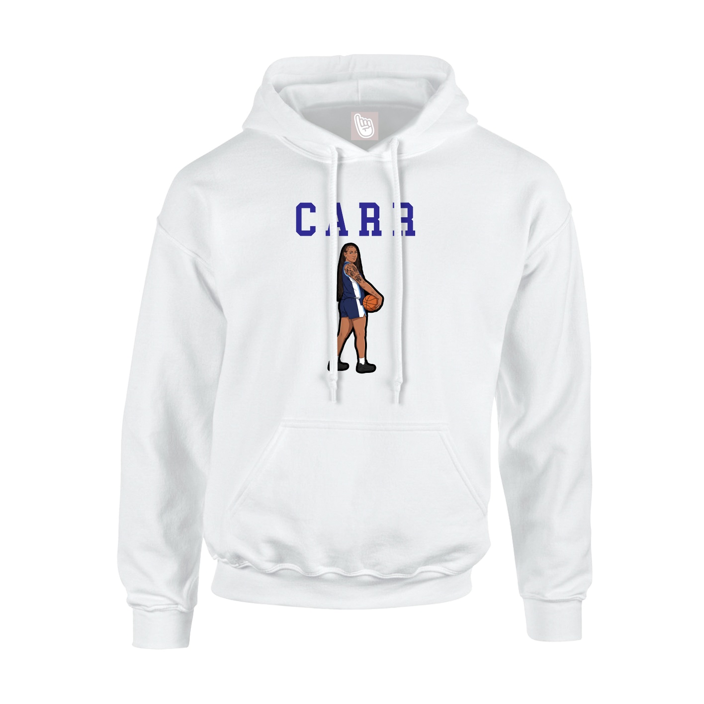 Hoodie — Shirsey in White