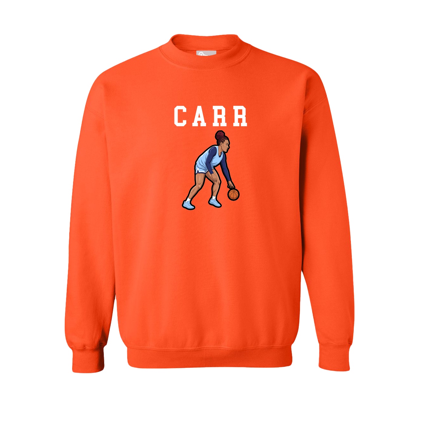 Fleece Crew — Shirsey in Orange