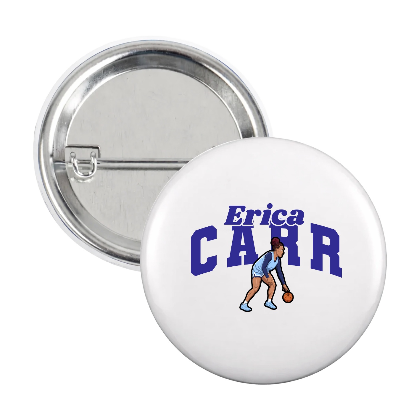 Game Day Button — Signature Arch in White