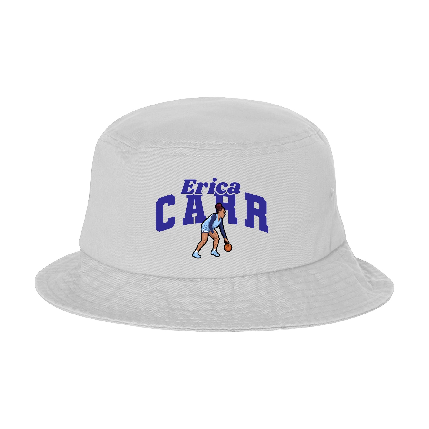 Bucket Cap — Signature Arch in White