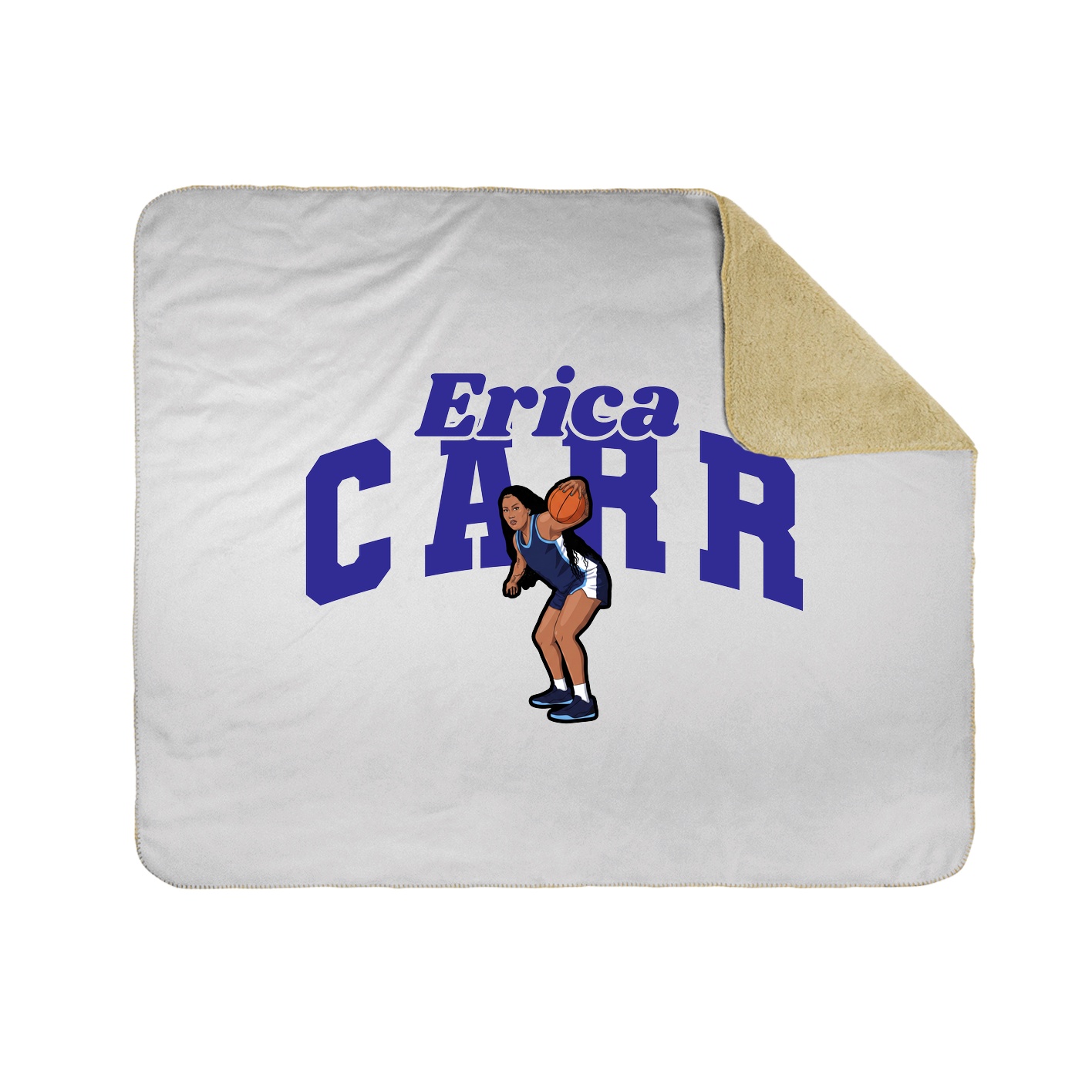 Throw Blanket — Signature Arch in White