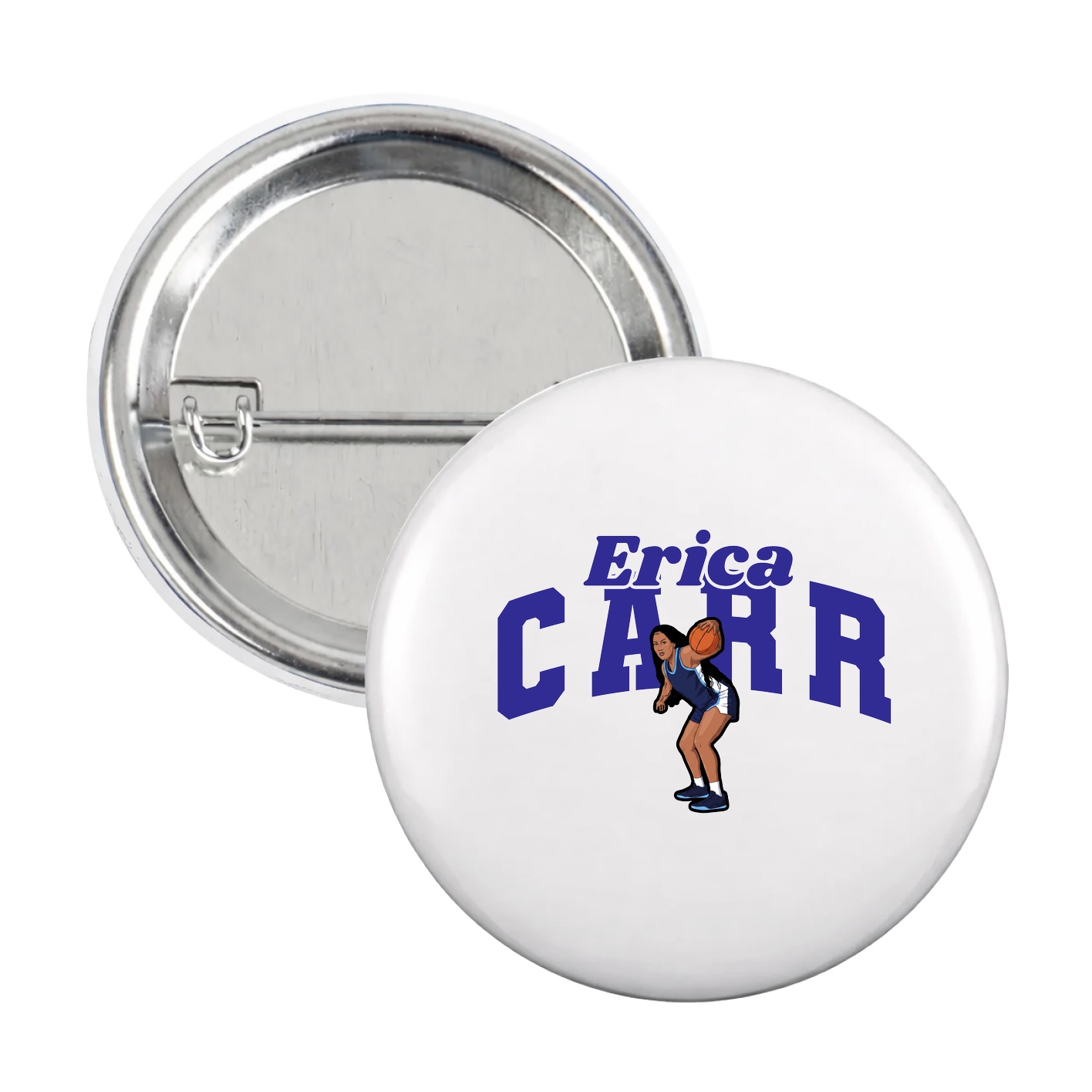Game Day Button — Signature Arch in White
