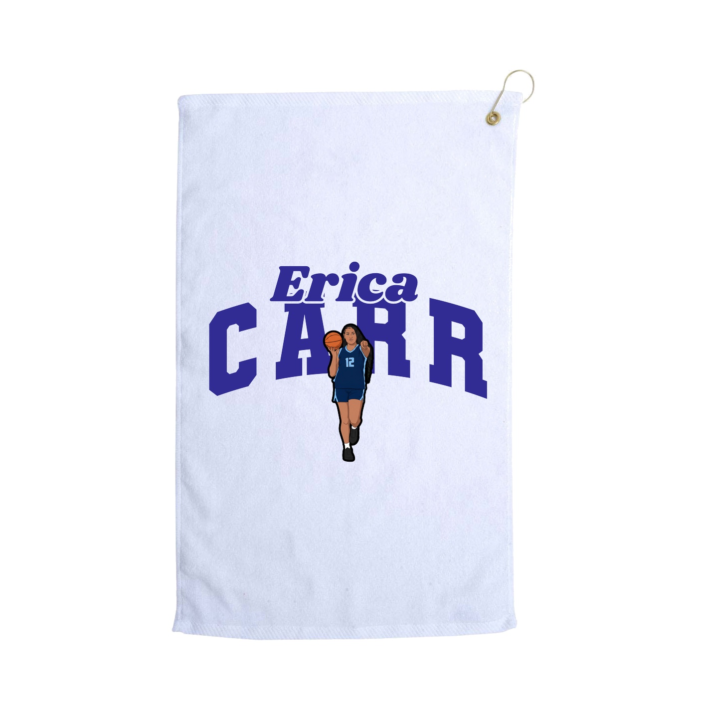 Golf Towel — Signature Arch in White