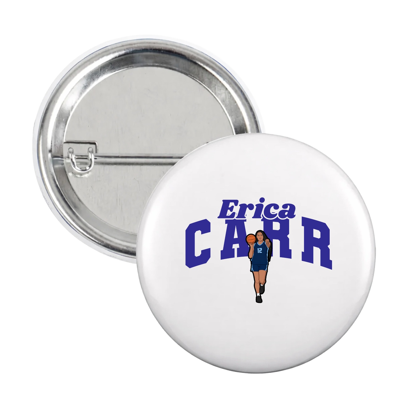 Game Day Button — Signature Arch in White