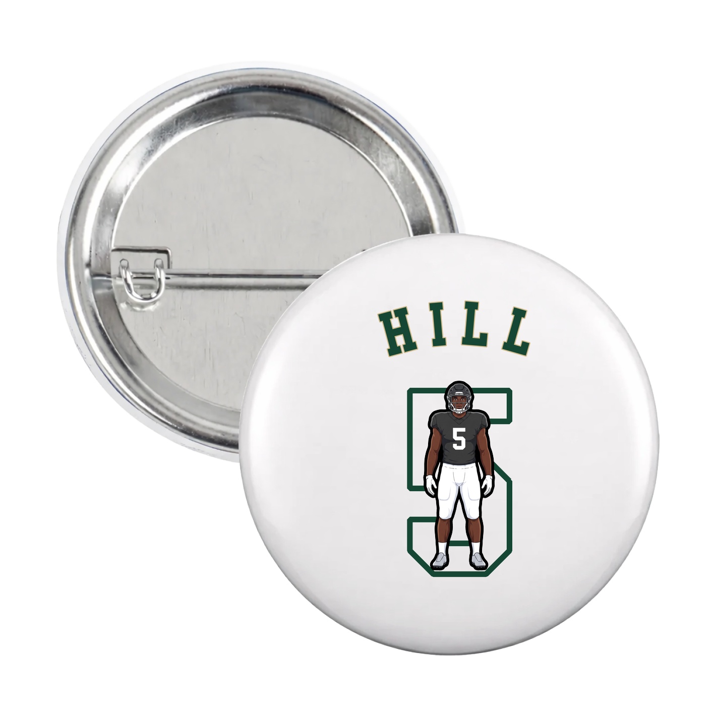 Game Day Button — Shirsey Arch in White