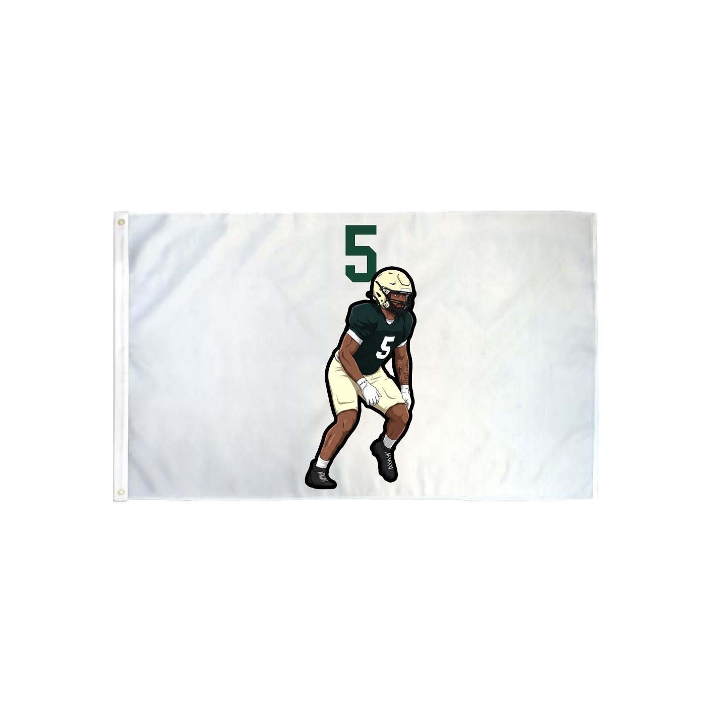 3x5 Flag — Number Top in Classic