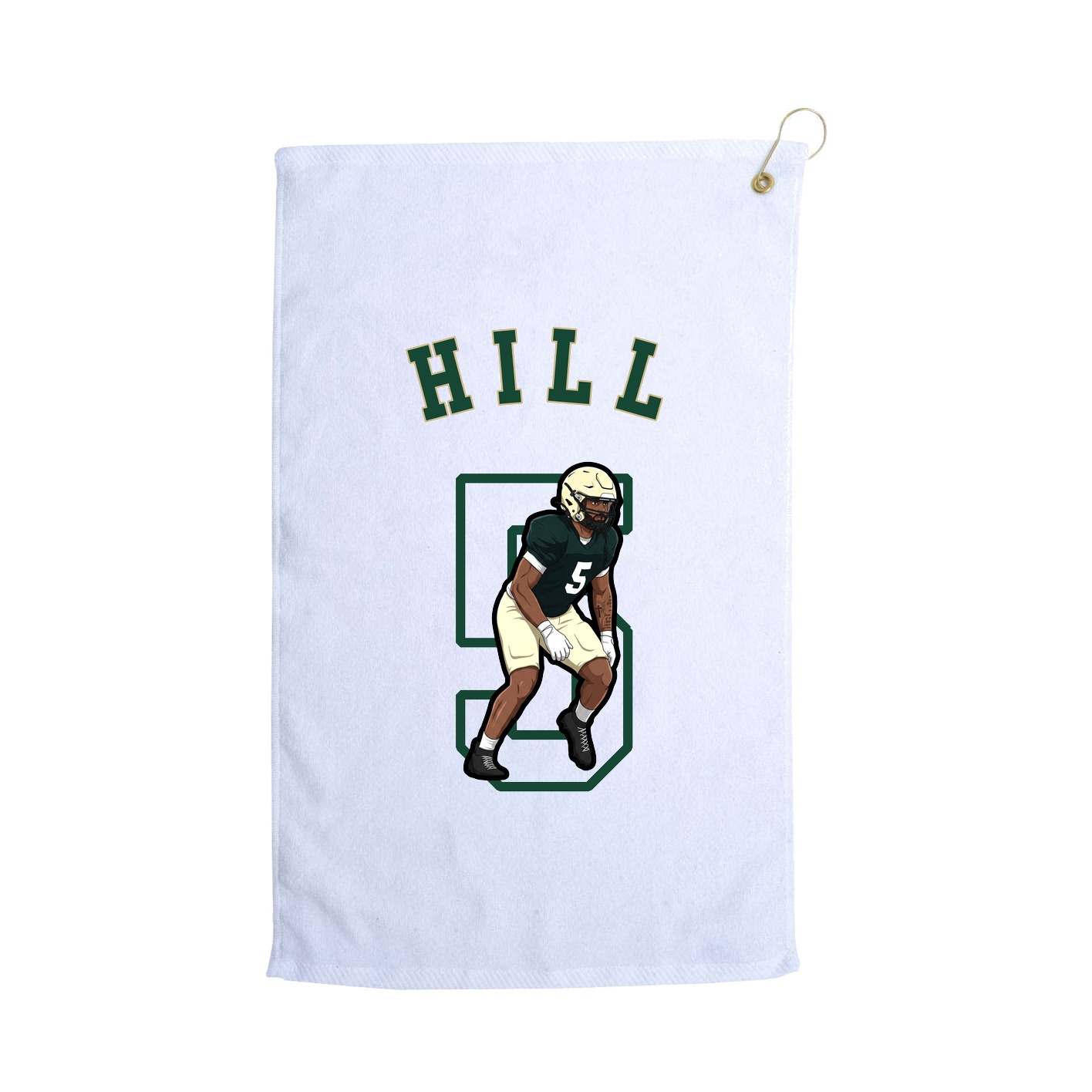 Golf Towel — Shirsey Arch in White