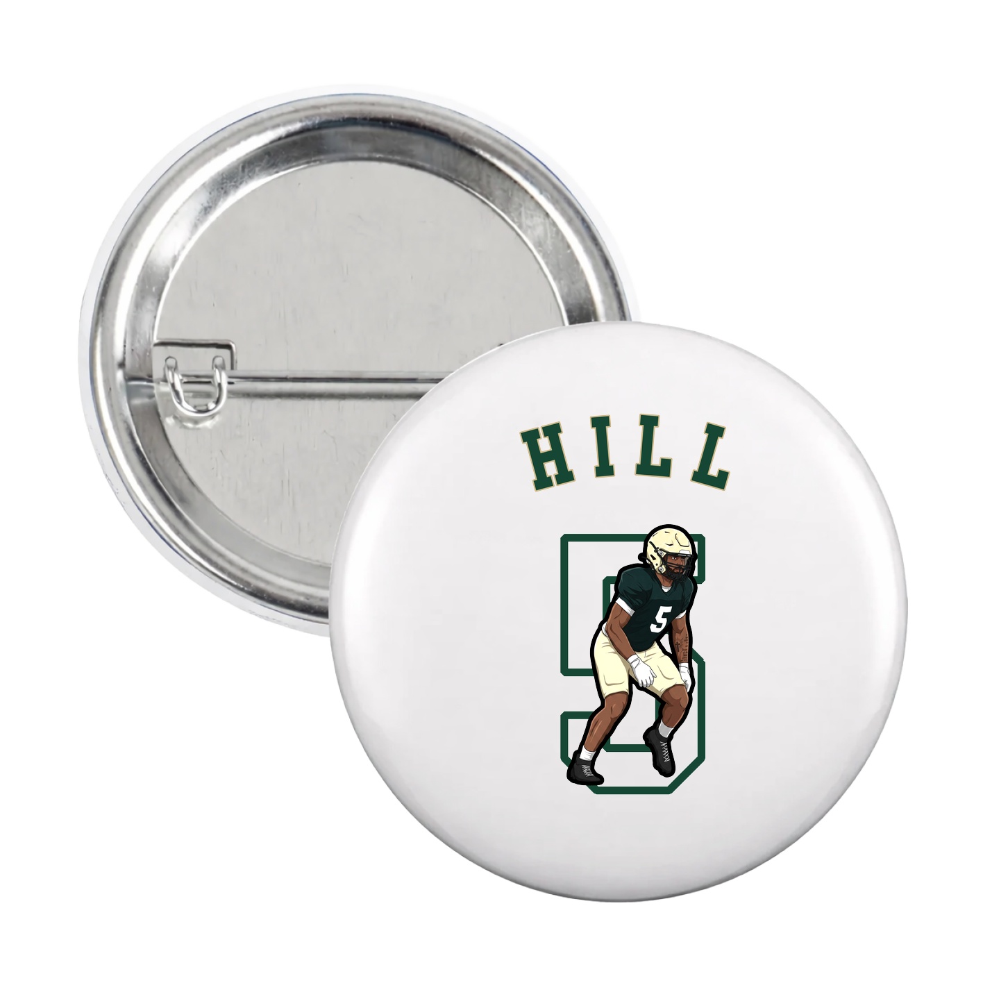 Game Day Button — Shirsey Arch in White