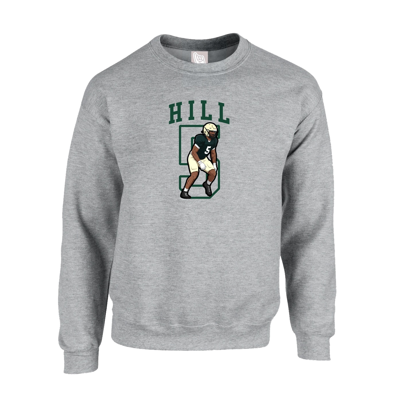 Fleece Crew — Shirsey in Grey