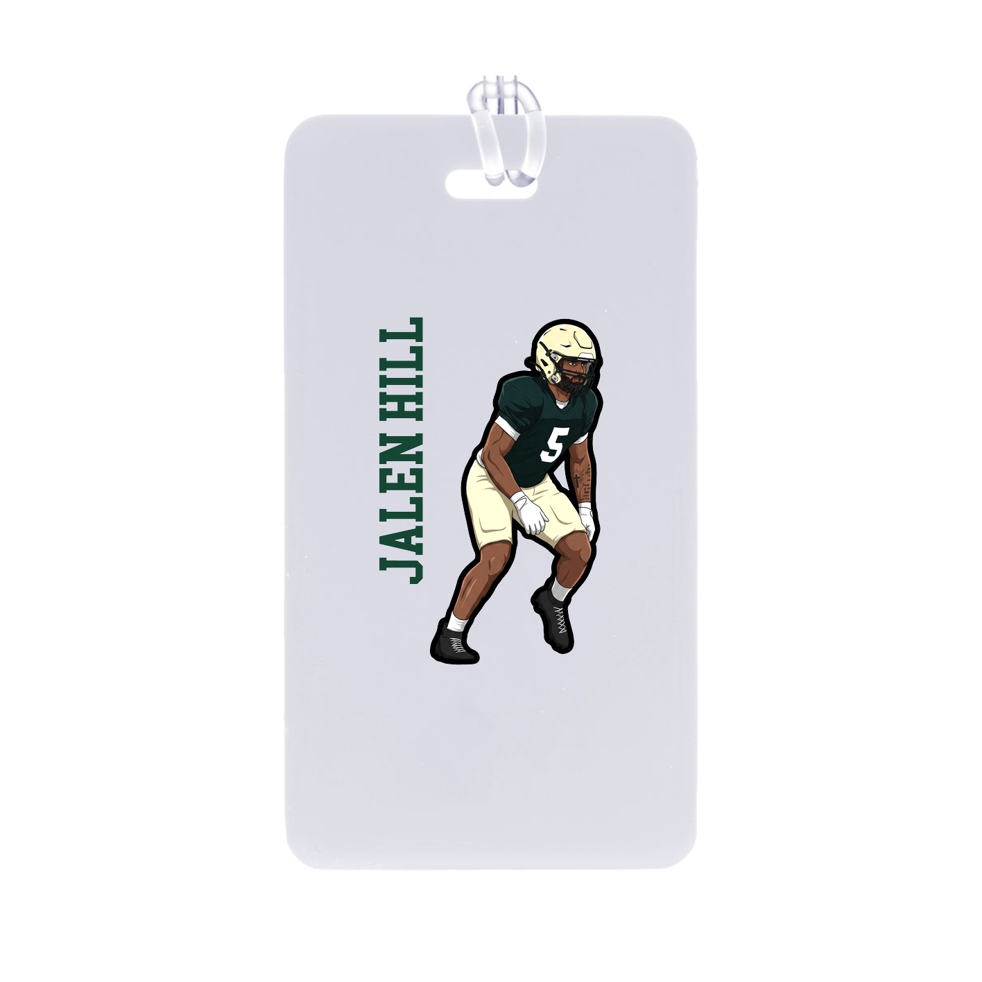 Bag Tag — Name Vertical in Classic