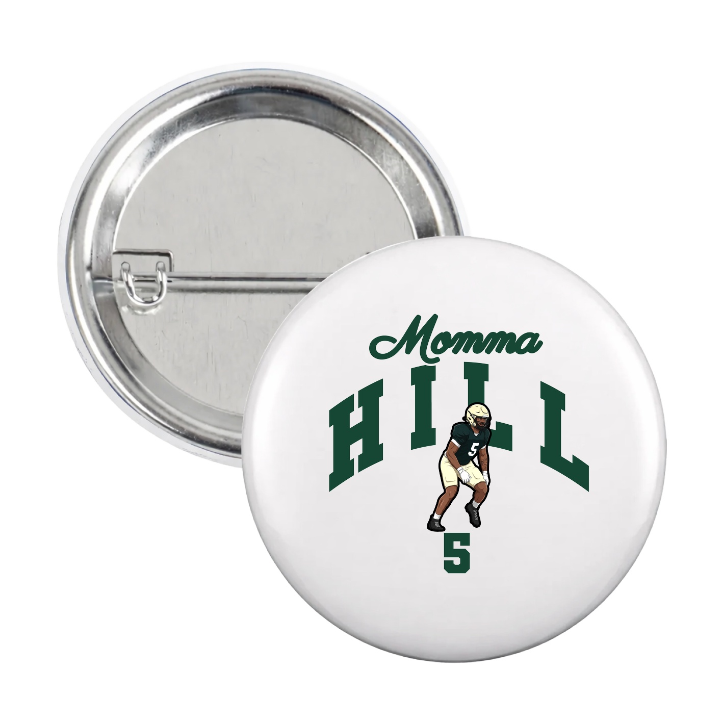 Game Day Button — Mothers Day Arch in White