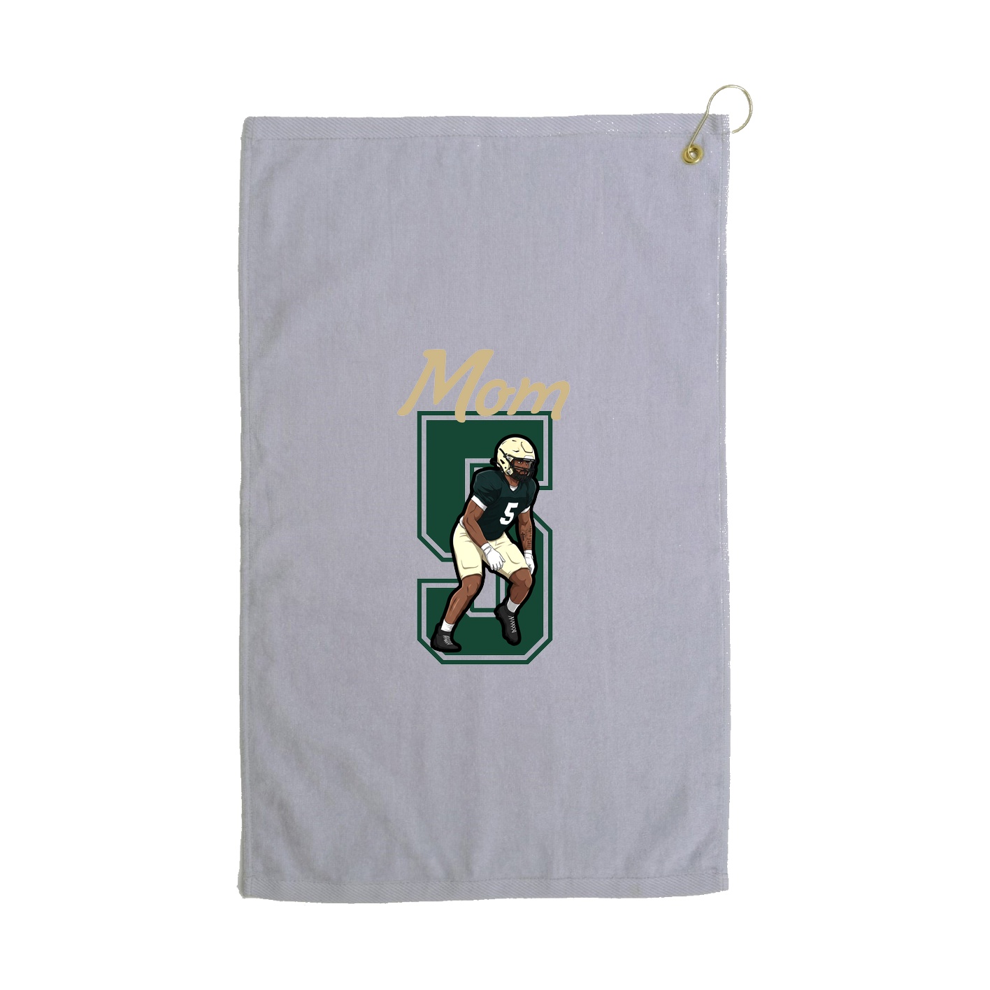 Golf Towel — Mothers Day Shirsey in Grey