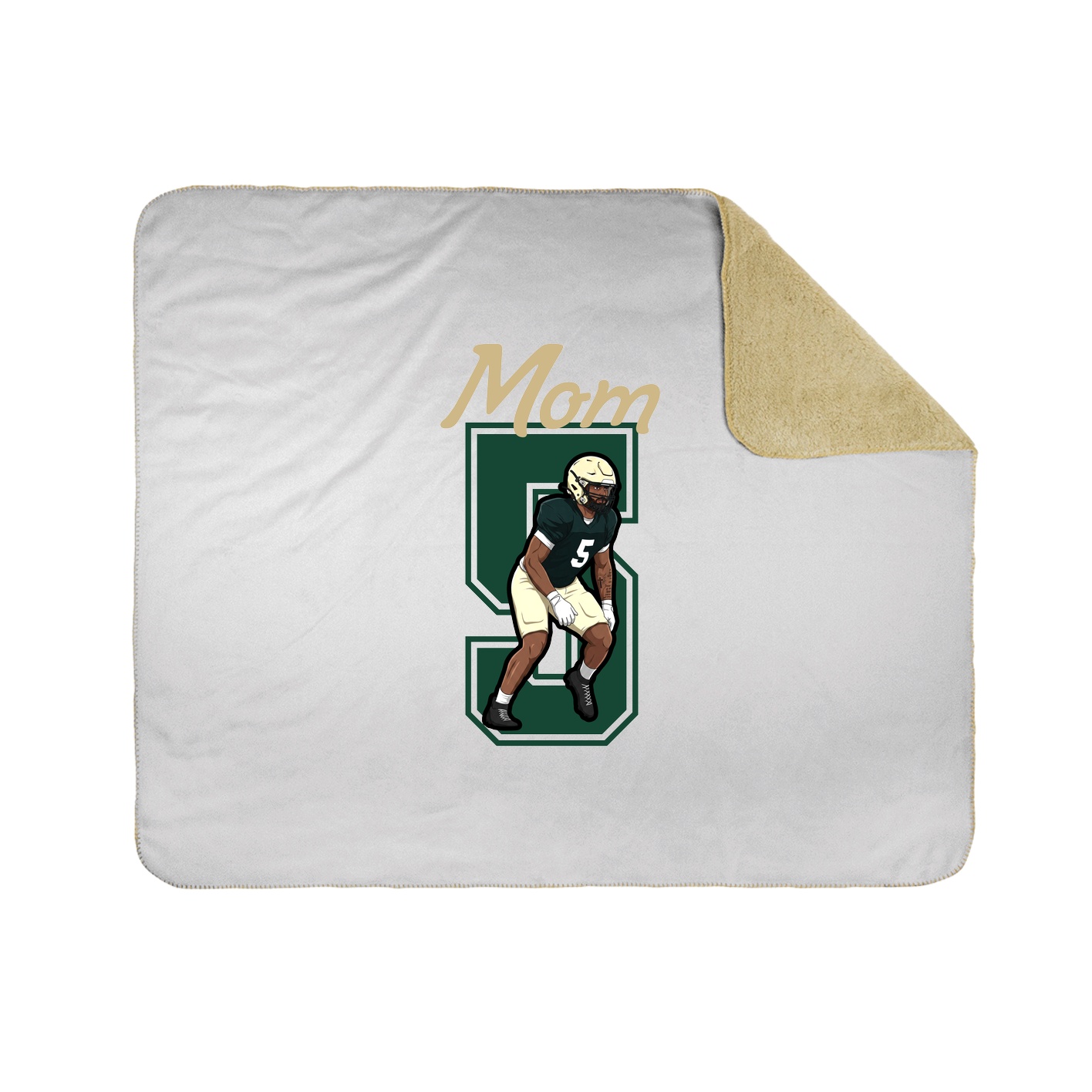 Throw Blanket — Mothers Day Shirsey in White
