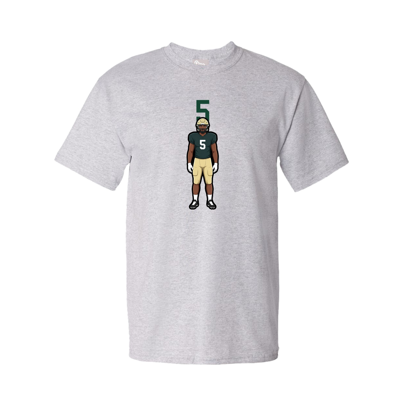 Tee — Number Top in Grey