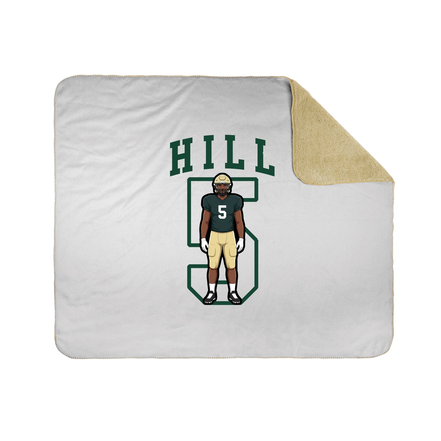 50x60 Sherpa Lined Throw Blanket