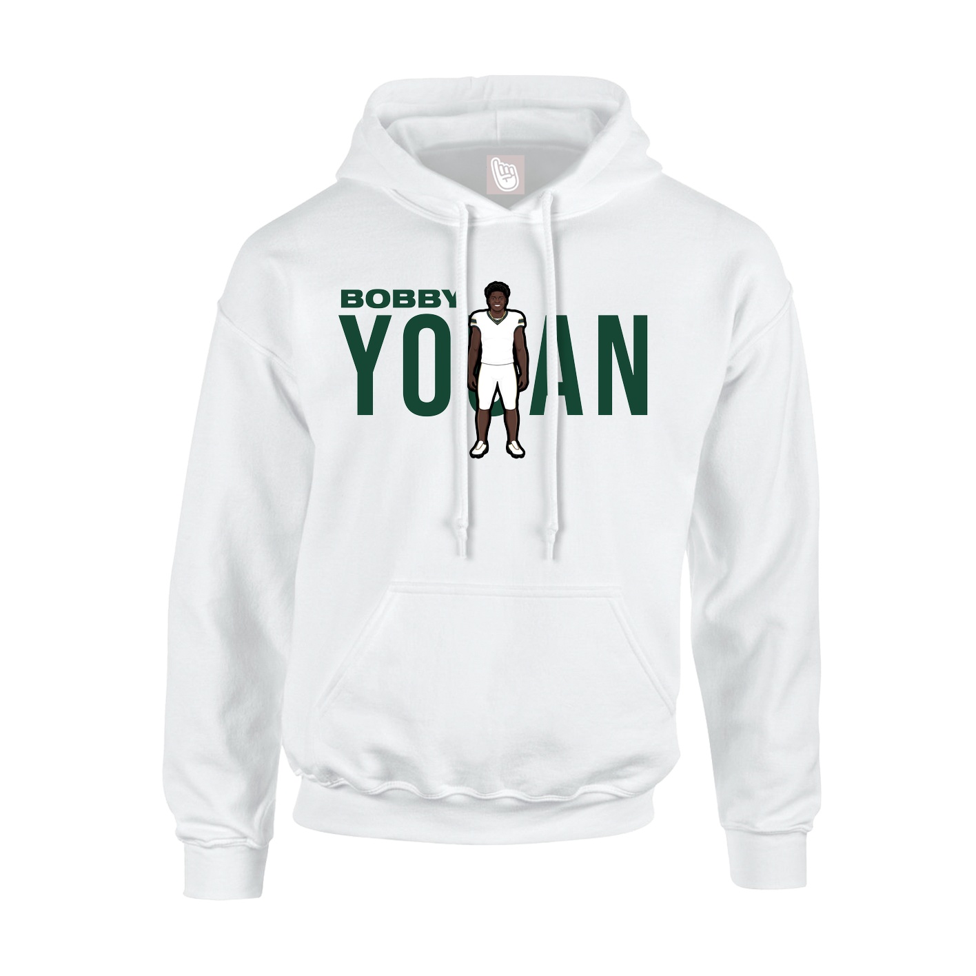 Hoodie — Player Name in White