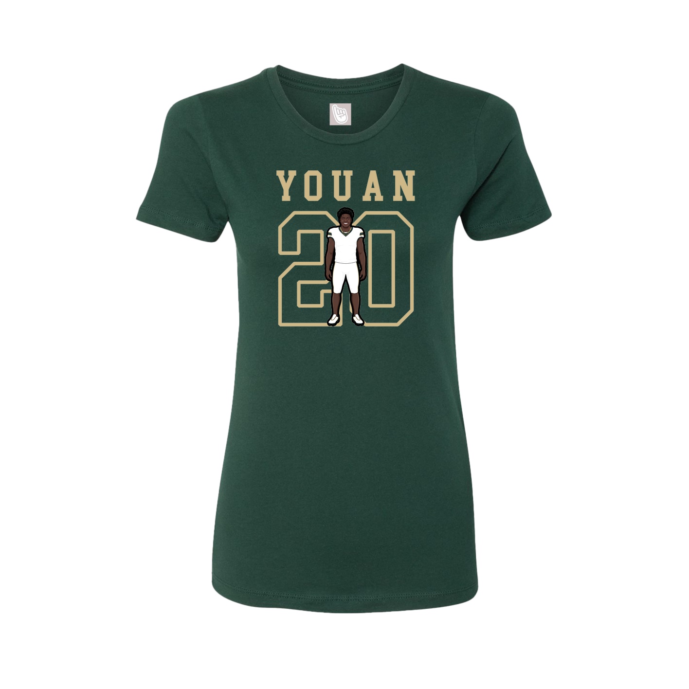 Fitted Women's Tee — Shirsey in Green