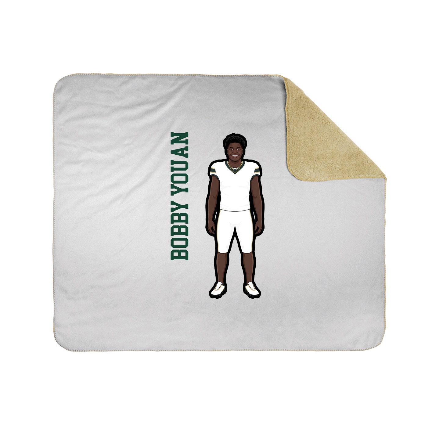 50x60 Sherpa Lined Throw Blanket