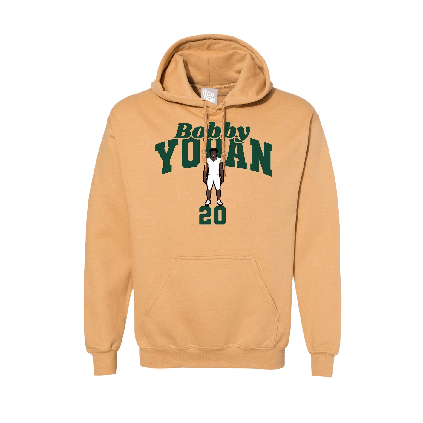 Hoodie — Signature Arch in Vegas Gold