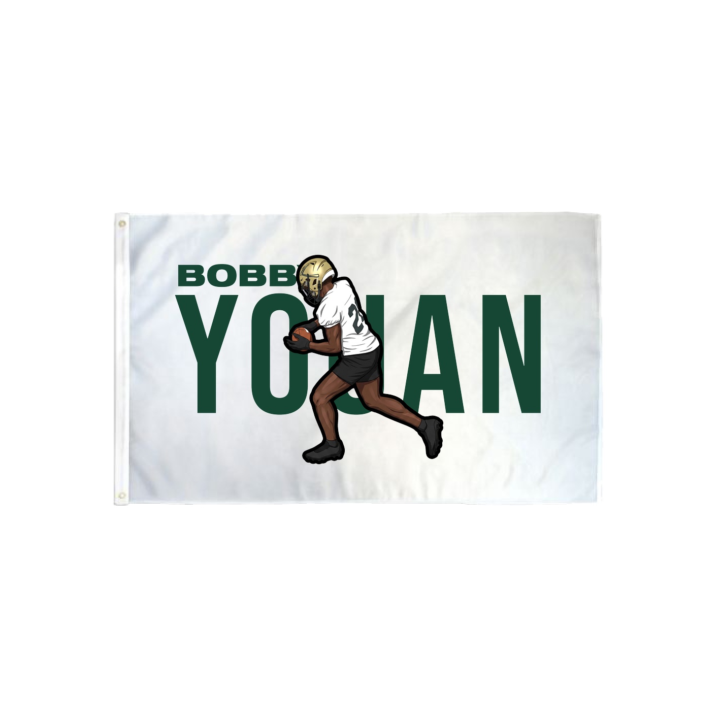 3x5 Flag — Player Name in Classic