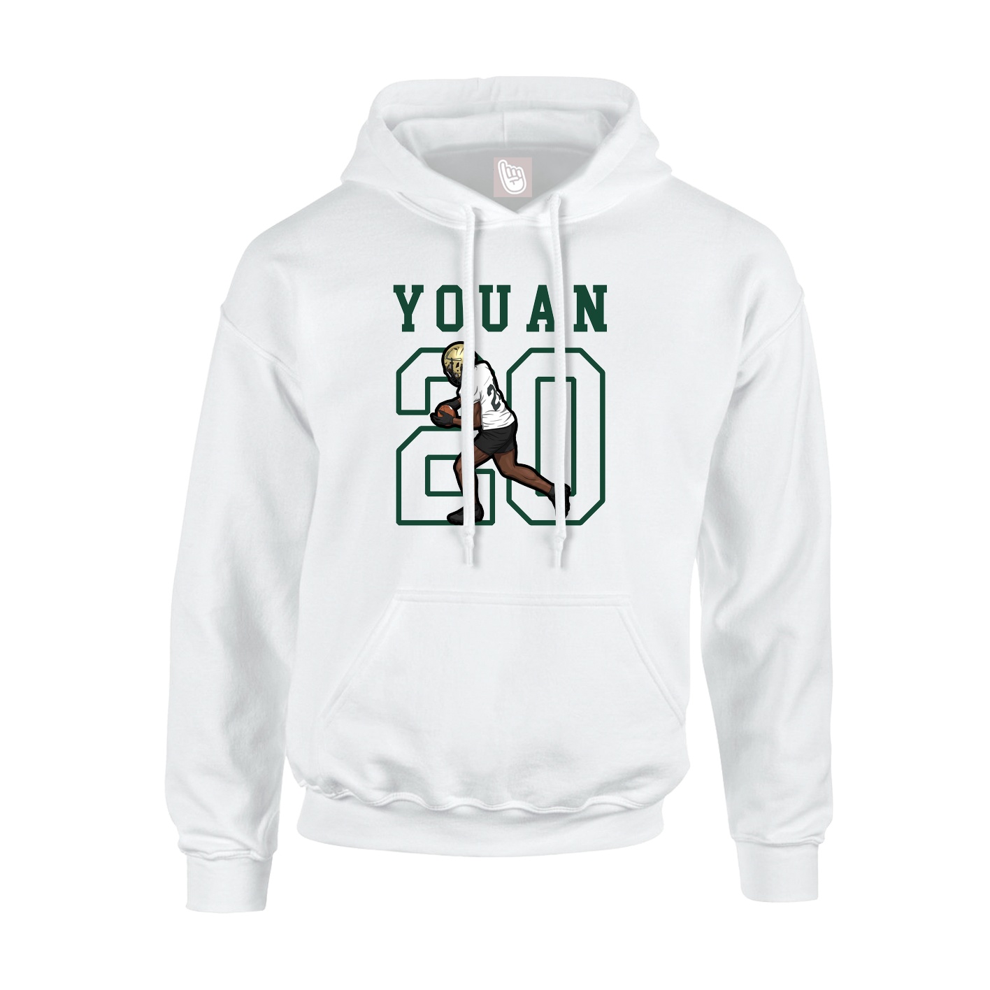 Youth Hoodie — Shirsey in White
