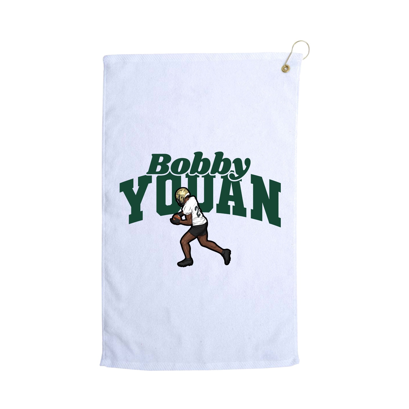 Golf Towel — Signature Arch in White