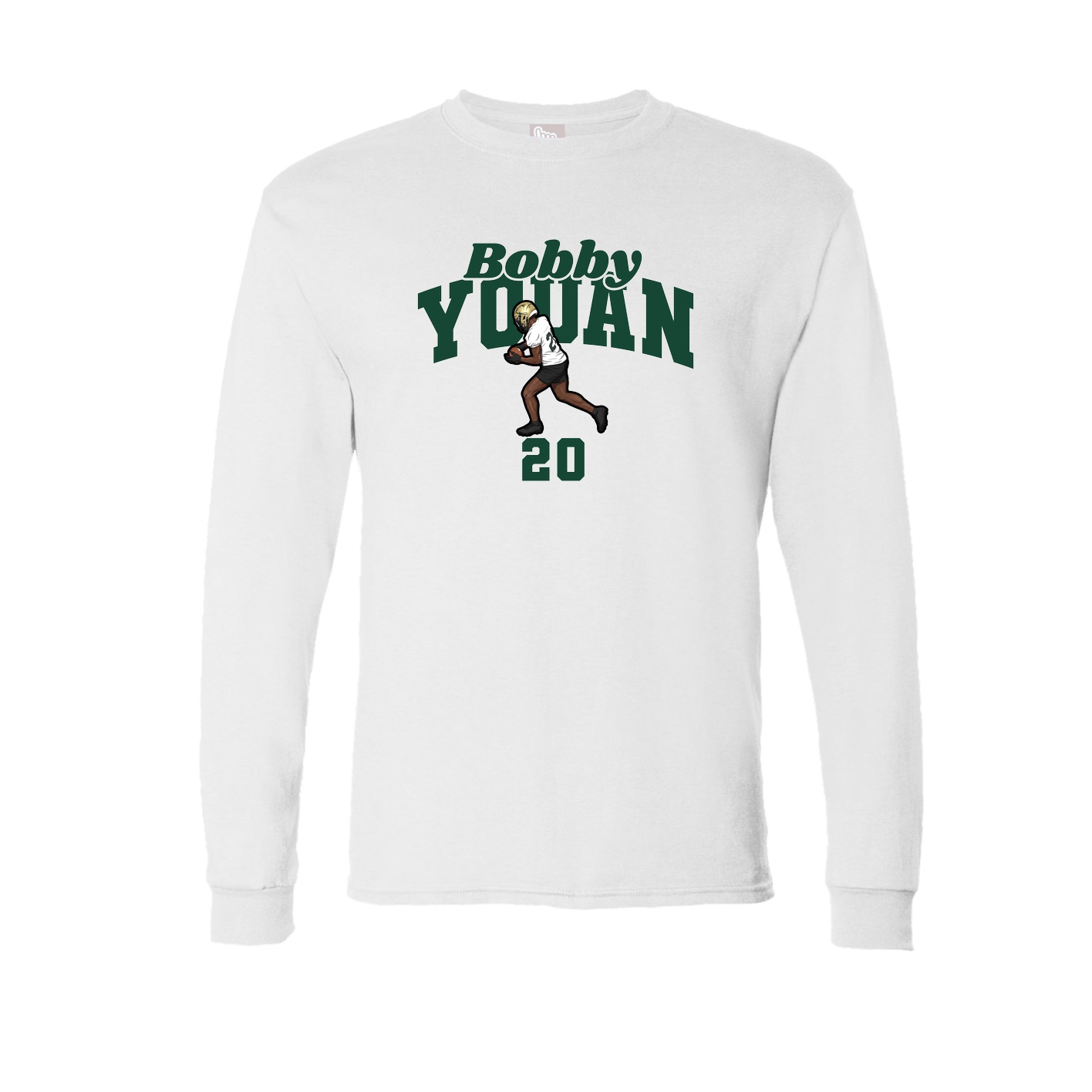Long Sleeve Tee — Signature Arch in White