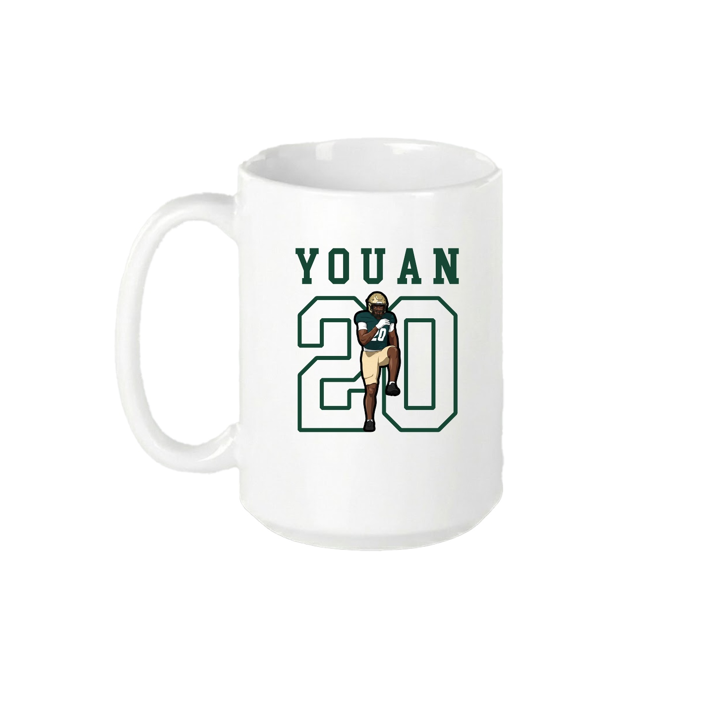 15oz Coffee Mug — Shirsey in White