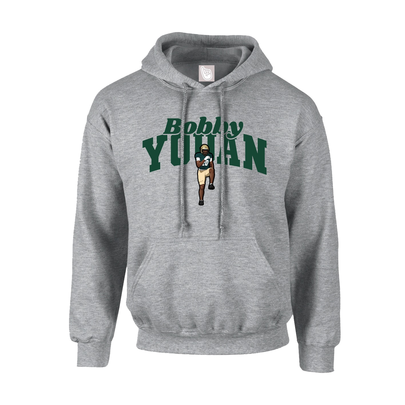 Hoodie — Signature Arch in Grey