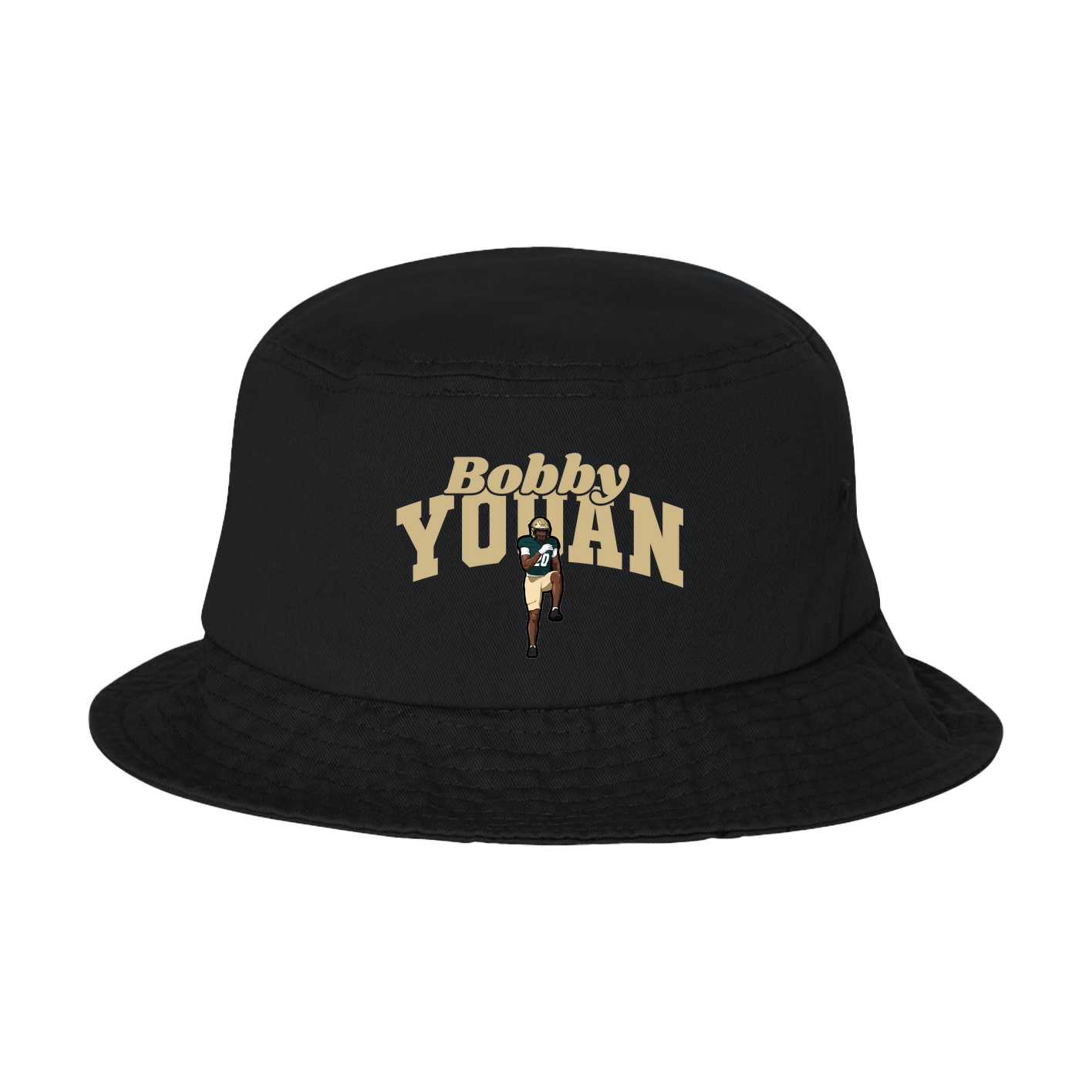 Bucket Cap — Signature Arch in Black