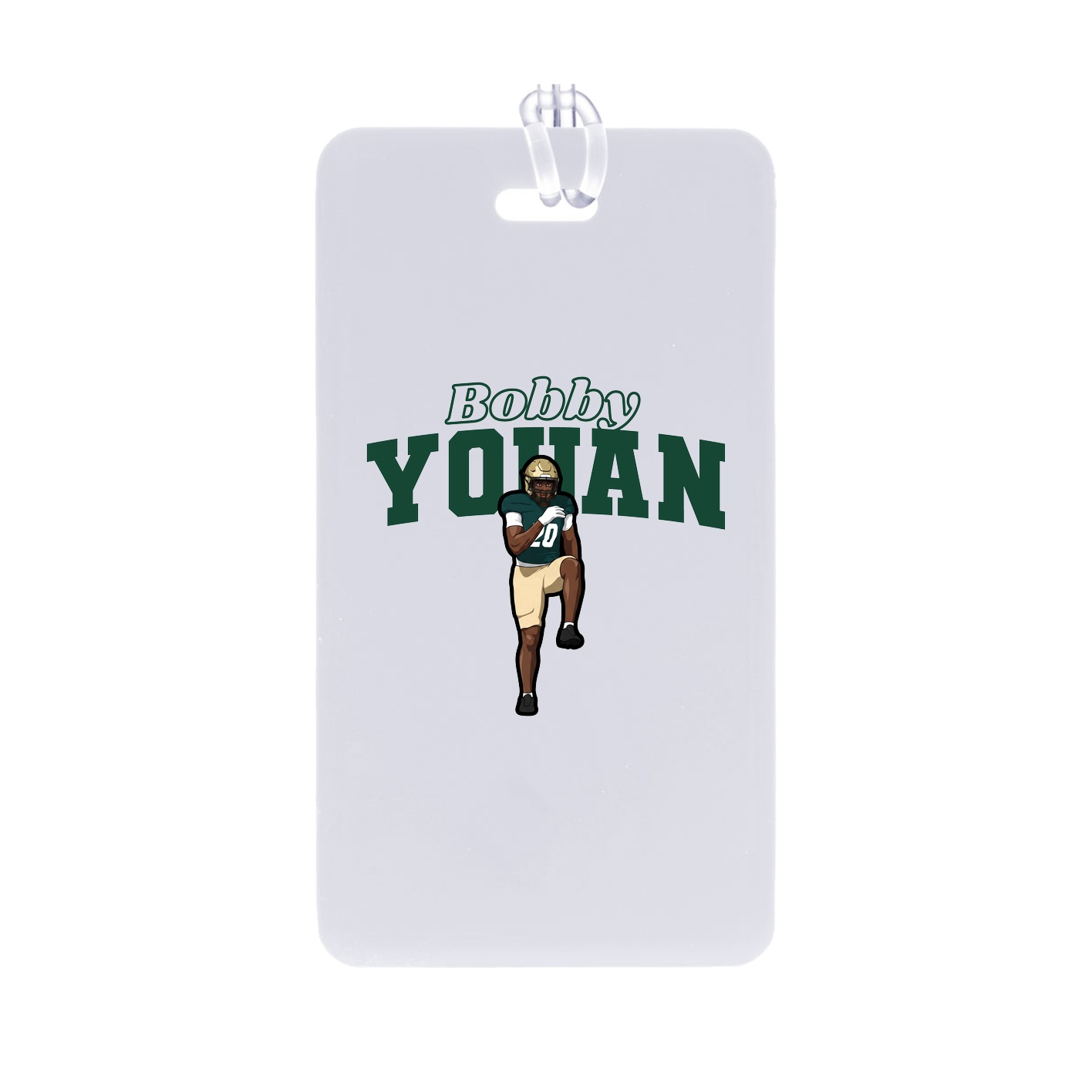 Bag Tag — Name Arch in Classic