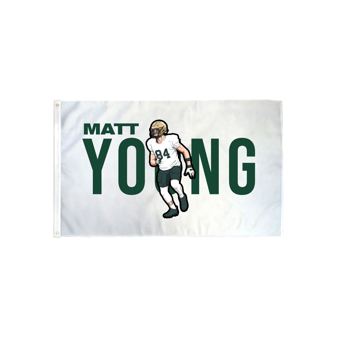 3x5 Flag — Player Name in Classic