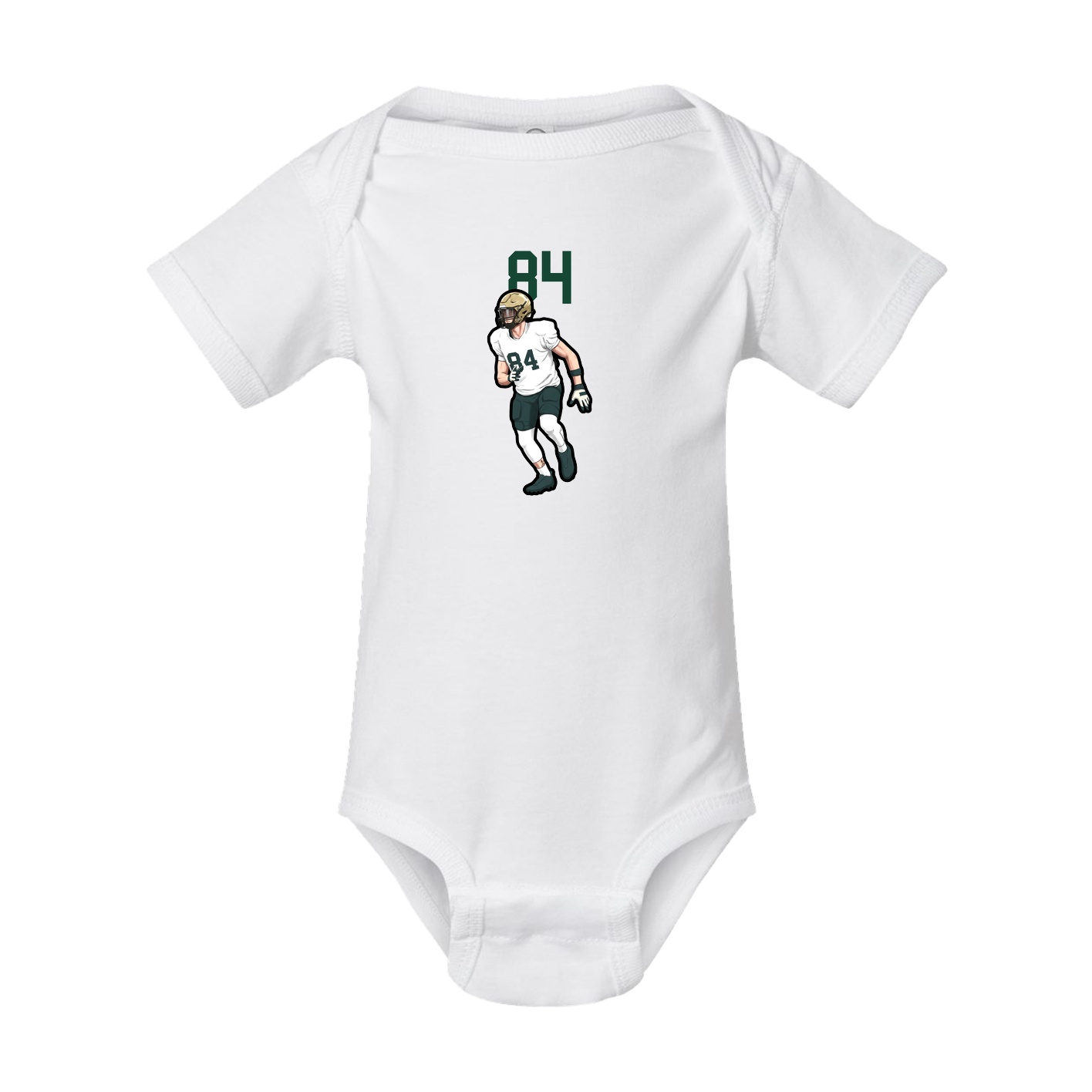 Baby Onesie — Number Top in White