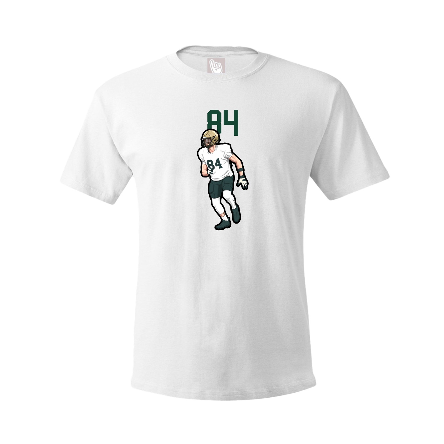 Tee — Number Top in White